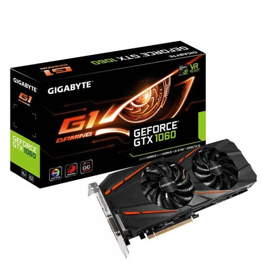 Gigabyte GeForce GTX 1060 G1 Gaming 6G Graphics Card