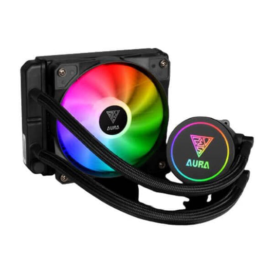 Gamdias AURA GL120 RGB CPU Liquid Cooler (Black)