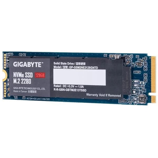 Gigabyte 128GB M.2 NVMe Internal SSD