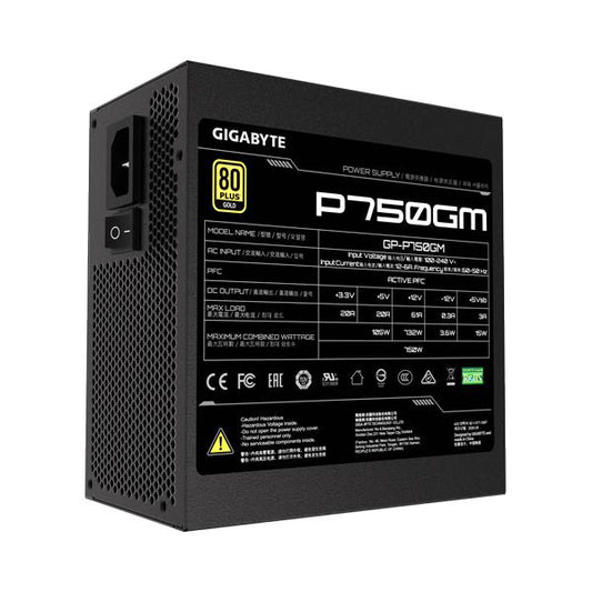 Gigabyte P750GM Gold Fully Modular PSU (750 Watt)