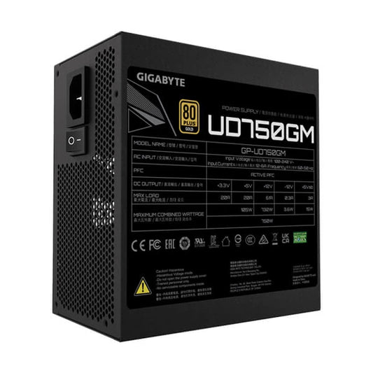 Gigabyte UD750GM 80 Plus Gold Fully Modular PSU (750W)