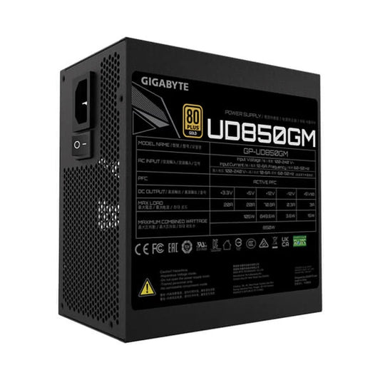 Gigabyte UD850GM 80 Plus Gold Fully Modular PSU (850W)