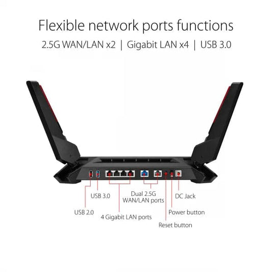 Asus ROG Rapture GT-AX6000 Dual-Band WiFi Gaming Router