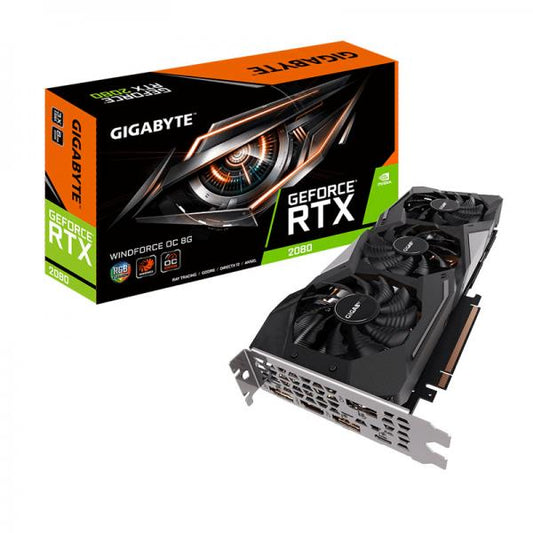 Gigabyte GeForce RTX 2080 WindForce OC 8G 8GB GDDR6 Graphics Card