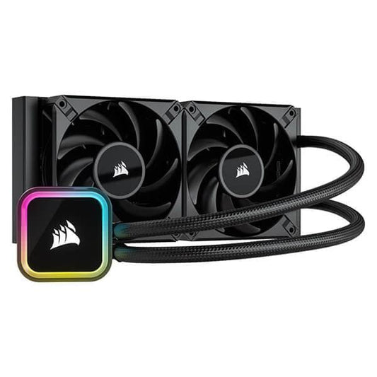 Corsair ICUE H100i RGB Elite CPU Liquid Cooler (Black)