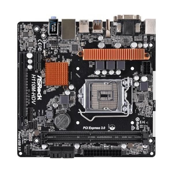 CPU ASRock H110M-HDV + Intel Core i7-6700K ASRock > H110M-HDV