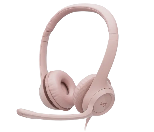 Logitech H390 Wired Headset ( Rose )