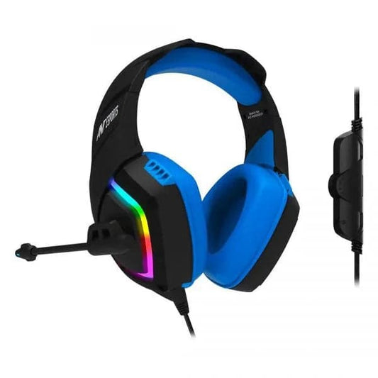 Ant Esports H530 Multi-Platform Pro RGB LED Wired Gaming Headset (Black - Blue)