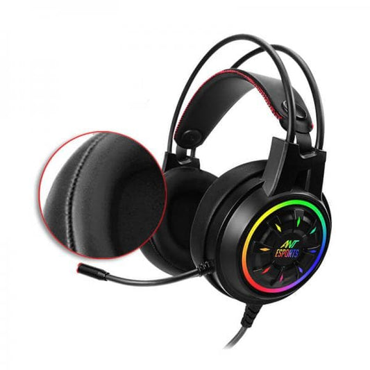 Ant Esports H707 HD RGB 7.1 Virtual Surround Gaming Headset With Mic