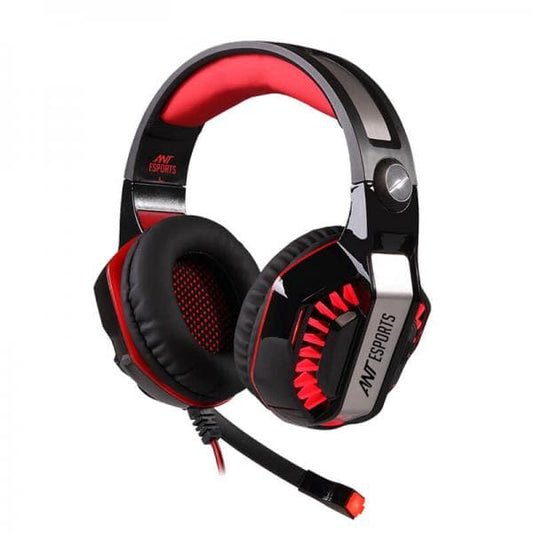 Ant Esports H900 Gaming Headset (Black Red)