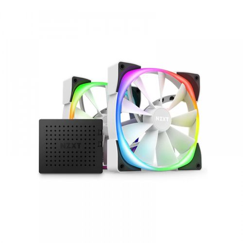 NZXT Aer RGB 2 140mm Twin-Starter Pack (White)