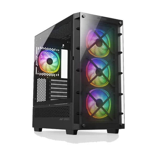 Ant Esports ICE-5000 RGB (E-ATX) Mid Tower Cabinet (Black)