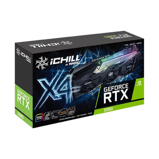 Inno3D GeForce RTX 3080 IChill X4 12GB Gaming LHR Graphics Card