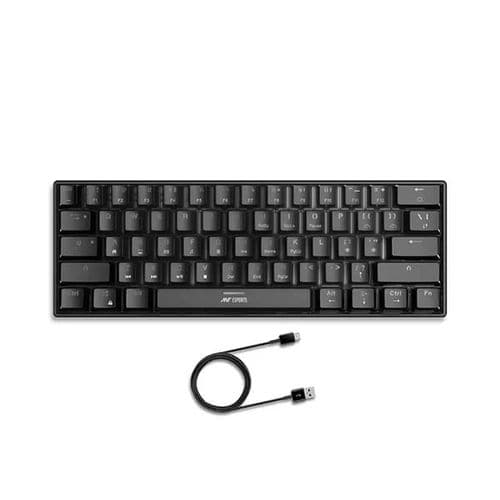 ANT ESPORTS MK1300 Mini 60% RGB Mechanical Wired Gaming Keyboard (Black)