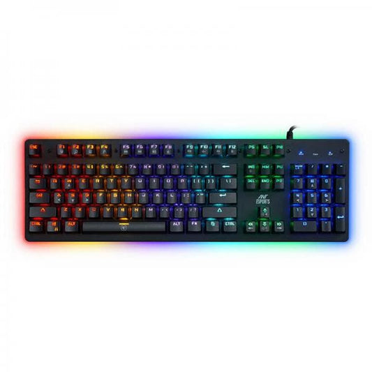 Ant Esports MK3000 Blue Switch Full Size Wired RGB Mechanical Keyboard (Black)