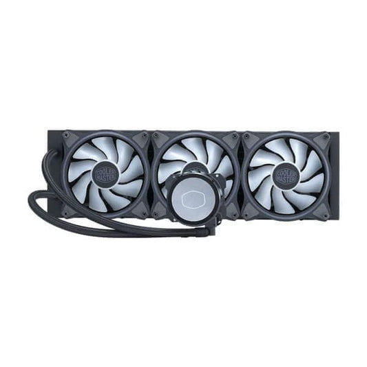  Cooler Master MasterLiquid ML240 Illusion White Edition CPU  Liquid Cooler - AIO Water Cooling System, 2 x 120mm ARGB Halo Fans, 240mm  Radiator, ARGB Controller Included - AMD and Intel Compatible : Electronics