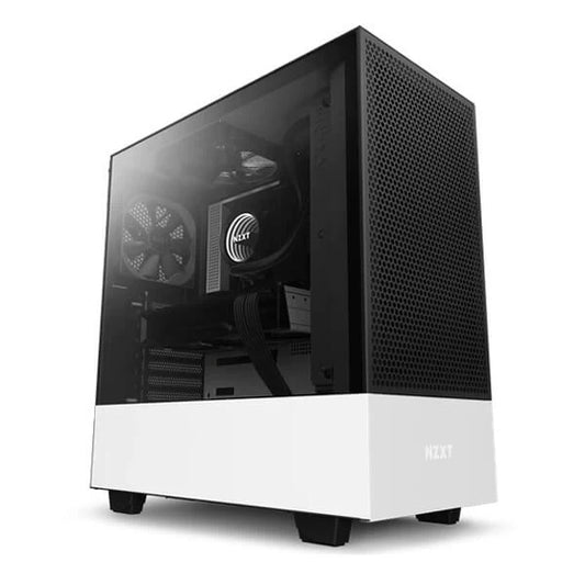 NZXT H510 Flow Edition Compact Mid Tower Cabinet ATX (Matte White)