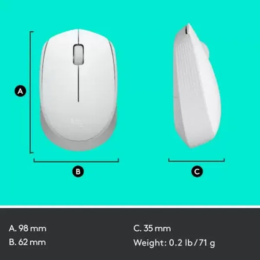 Logitech M171 Wireless Gaming Mouse ( Off White )