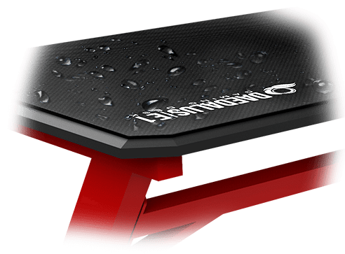 Gamdias Daedalus M2 RGB Gaming Desk (Black-Red)