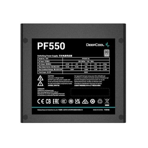 Deepcool PF550 Standard Non Modular PSU (550 Watt)