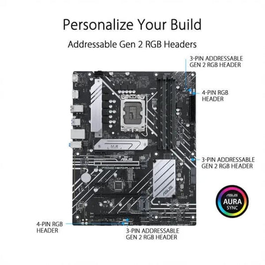 ASUS Prime H670-Plus D4 Motherboard