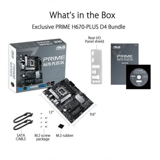 ASUS Prime H670-Plus D4 Motherboard