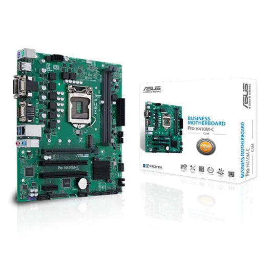 ASUS Pro H410M-C/CSM LGA1200 (Intel 10th Gen) Micro ATX Commercial Motherboard