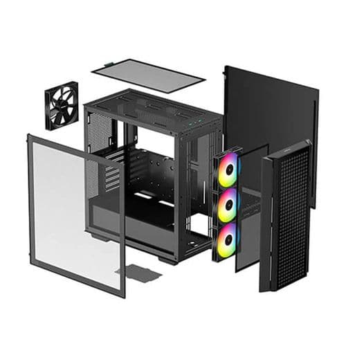 Deepcool CG540 ARGB Mid Tower Cabinet (Black)