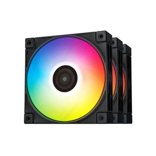 Deepcool FC120 ARGB Cabinet Fan (Triple Pack) (Black) 6933412710561