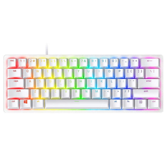 Razer Huntsman Mini 60% Red Switches Mercury Gaming Keyboard (White)