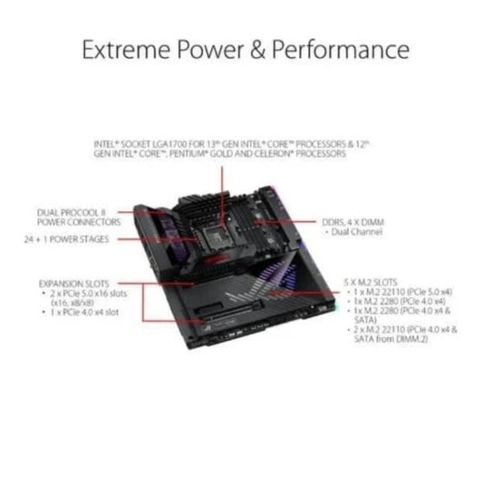 Asus ROG Maximus Z790 Extreme Wi-Fi E-ATX DDR5 Motherboard