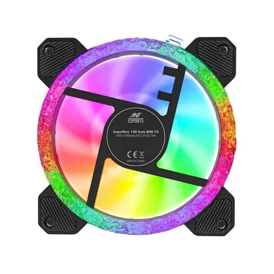 Ant Esports Royaleflow 120 Auto RGB V2 120mm Cabinet Fan