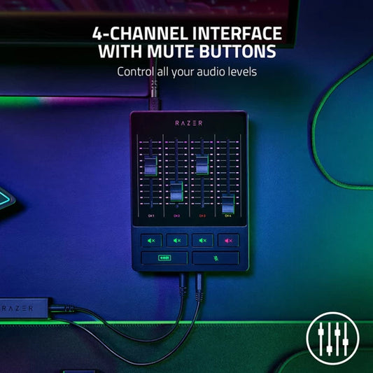 Razer Audio Mixer For Broadcasting And Streaming Mixer