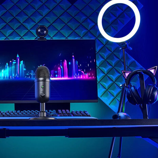 Razer Seiren V2 X USB Condenser Microphone for Streaming and PC Gaming
