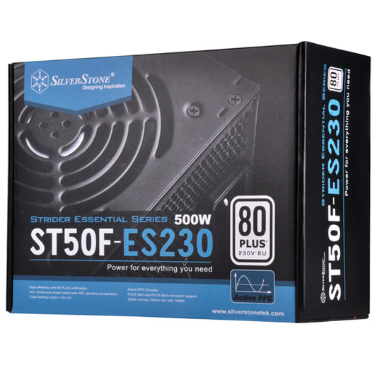 SilverStone Strider Essential ST50F-ES230 500W White PSU (500 Watt)