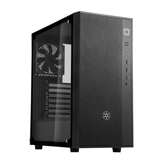 SilverStone FARA R1 Tempered Glass Mid Tower Cabinet (Black)