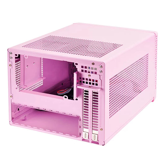 SilverStone SG13 Mini Tower Cabinet (Pink ) (SST-SG13P)