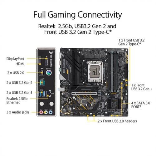 Asus TUF Gaming B660M-E D4 Motherboard