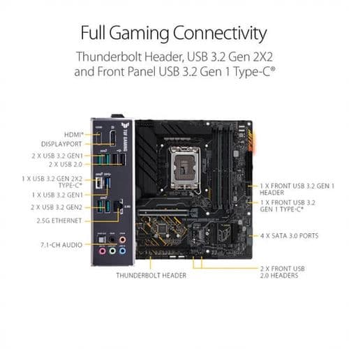 Asus TUF Gaming B660M-Plus DDR4 Motherboard