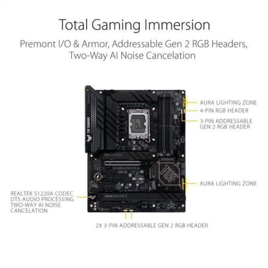 Asus TUF Gaming Z790 Plus D4 ATX Motherboard