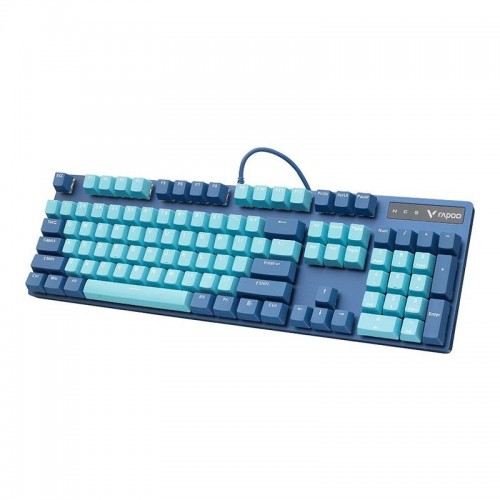 Rapoo V500 Pro Mechanical Gaming Keyboard (Cyan Blue) ( 6940056198822 )