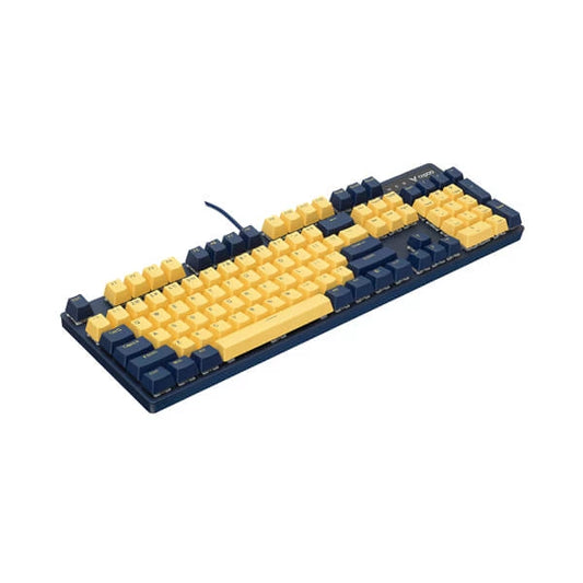 Rapoo V500 Pro Mechanical Gaming Keyboard (Yellow/Blue)