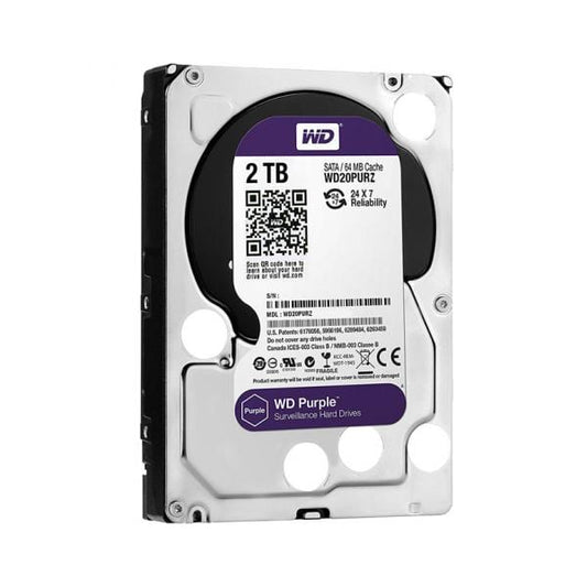 Western Digital Purple 2TB 5400 RPM Desktop HDD