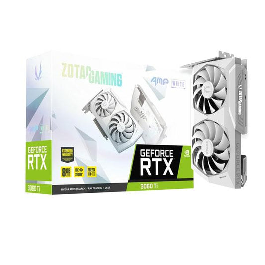 Zotac Gaming GeForce RTX 3060 Ti AMP White Edition LHR Graphic Card